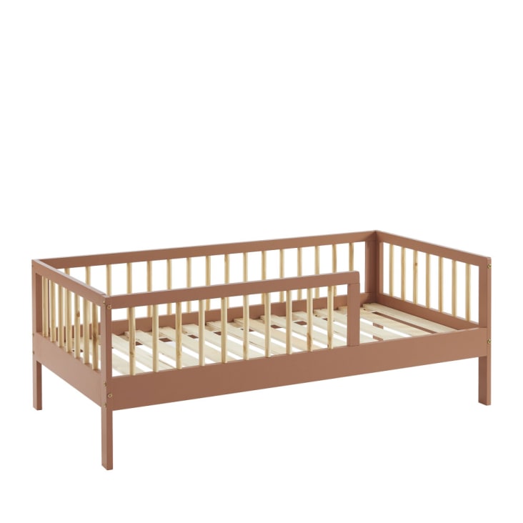 Housse de couette lit bébé/lit d'enfant 70x140 cm terracotta