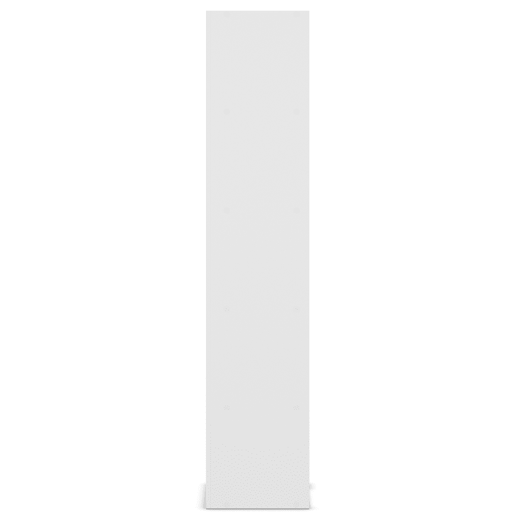 Meuble de Rangement d'Angle 5 Etagères Blanc FAY