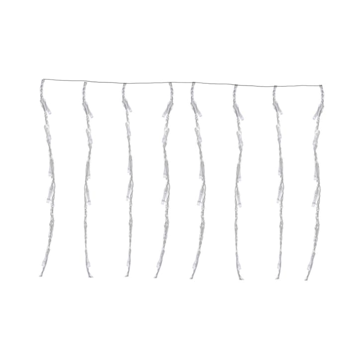 Guirlande Lumineuse LED Cascade Pour Branches - 5 Guirlandes De 1 Mètre, 10 Lampes En Cuivre - IP44, Piles AA - Décoration Jardin, Fête