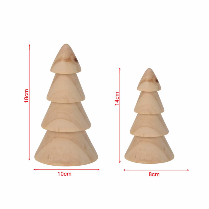 2 pièces Sapin de Noël de table de 30 cm, mini pin de Noël