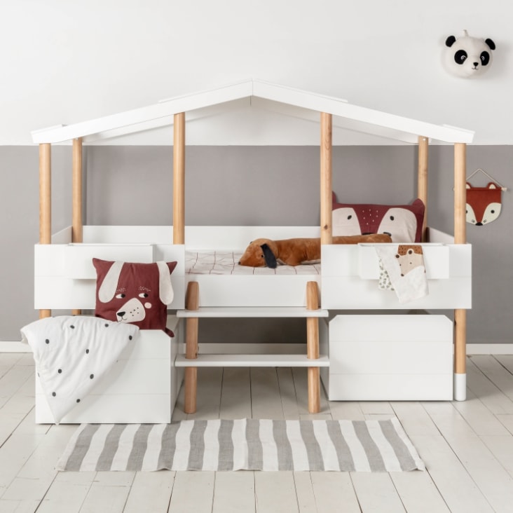 Canapé lit enfant gris canapé chambre enfant moderne - Ciel & terre