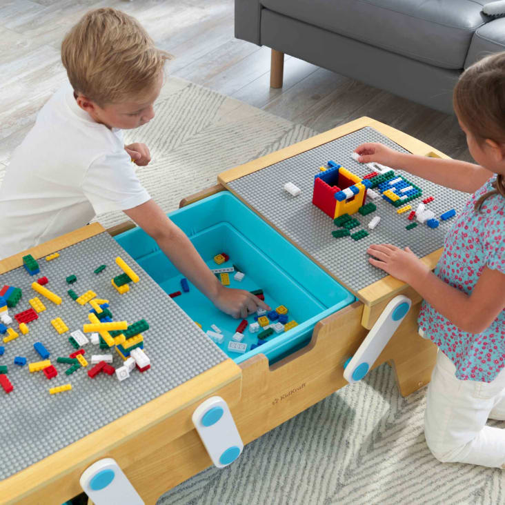 Table de blocs de construction pour enfants, bureau