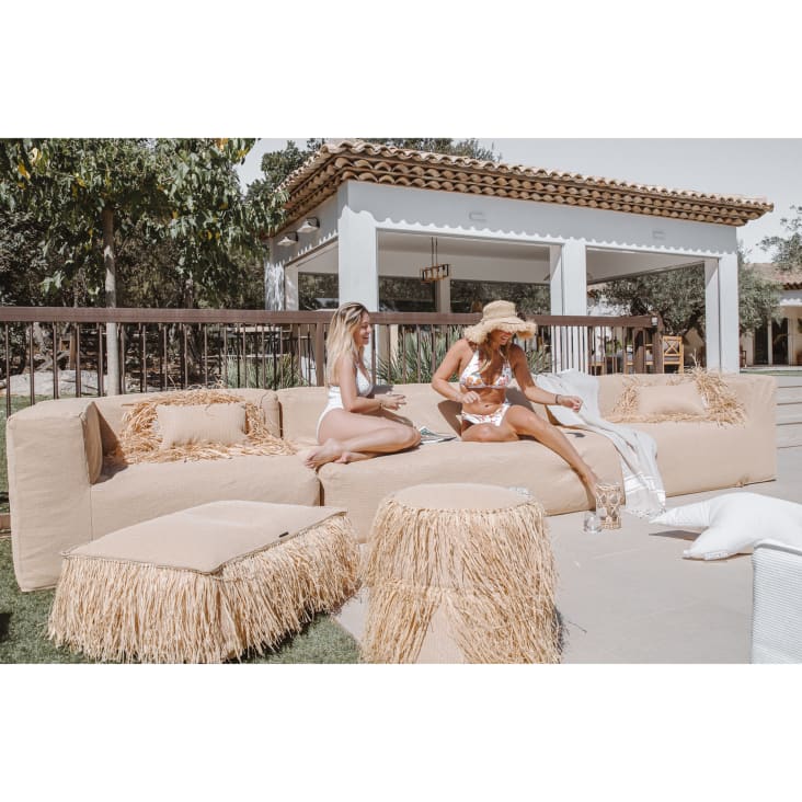 Cuscino Da Pavimento Floreale Rosa - Decorazione Morbida Per Camera Da Letto E Divano