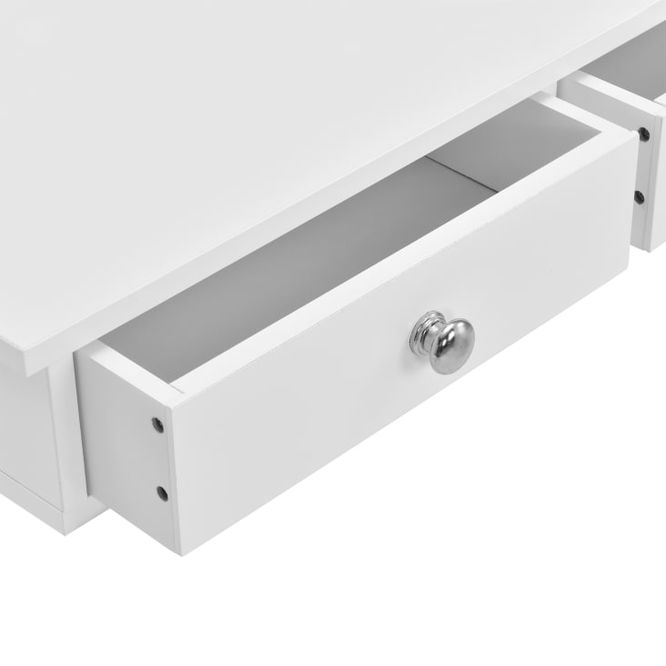Makastle Beistellschrank Kommode Mit 2 Türen Und 2 Schubladen, Wohnzimmerschrank Sideboard