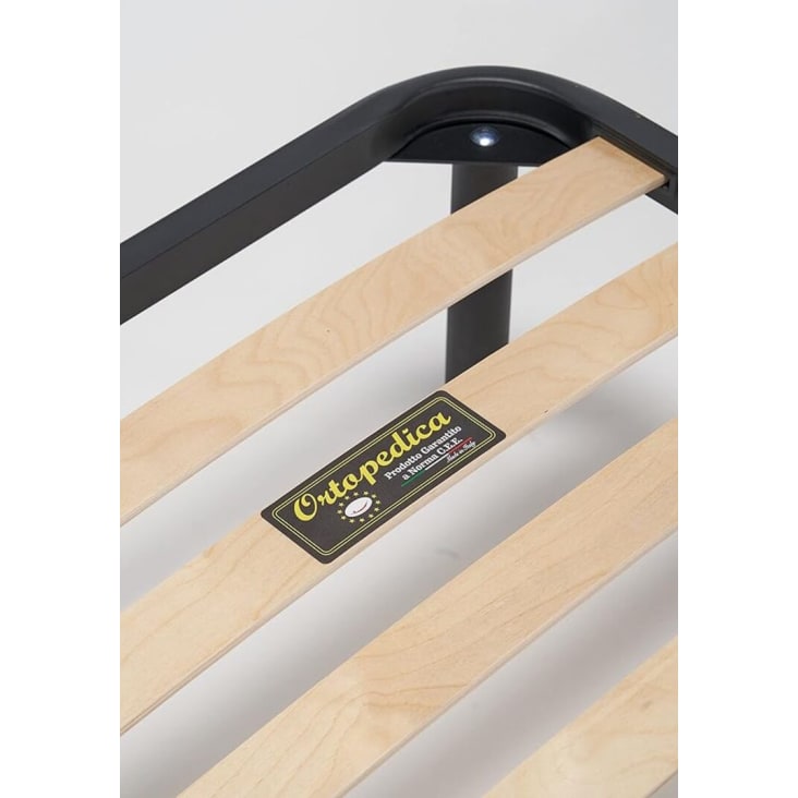 CubeSleep 2 reti a doghe Pure Eco KF a 7 zone, 90 x 200 cm, testiera regolabile, Made in Germany, certificata GS, sicurezza testata (confezione doppia 90 x 200 cm