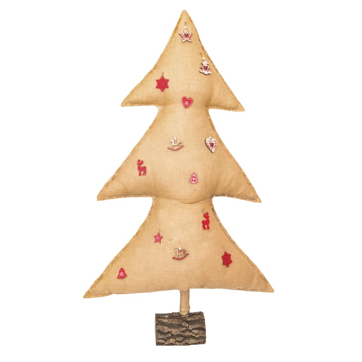 Beleuchteter Weihnachtsbaum aus Jutegewebe, 150cm Maisons du Monde