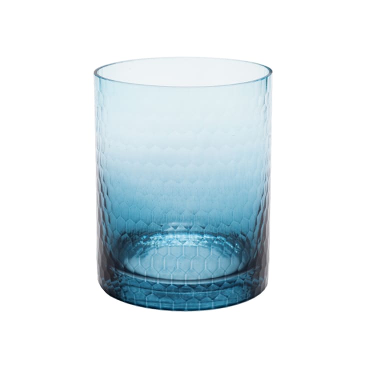 Photophore décoratif en verre bleu H15 cropped-2