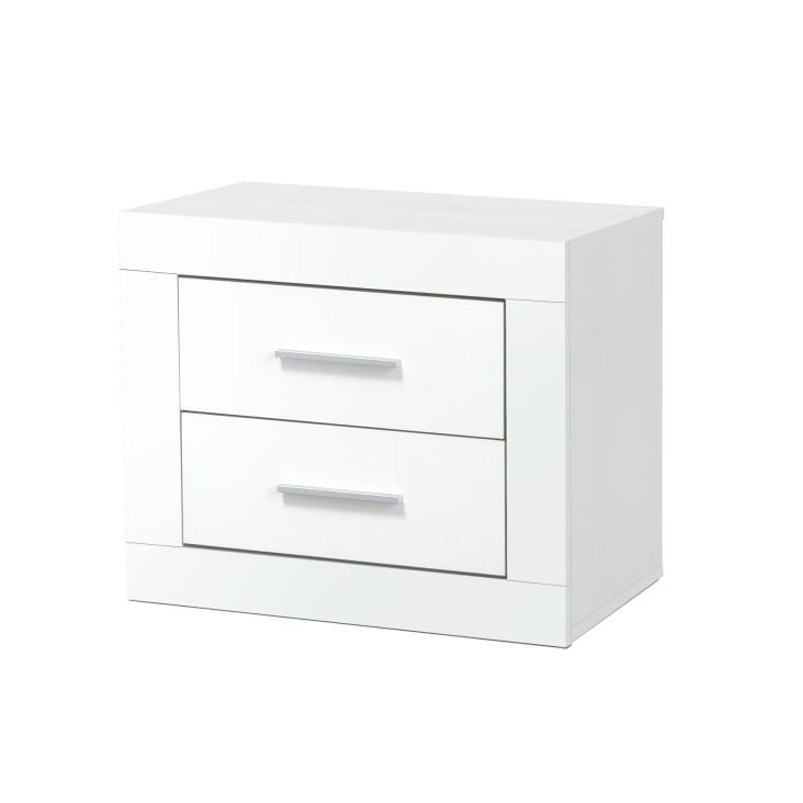 Mesita Loira 3 Cajones 46X54X35 Blanco Maisons du Monde