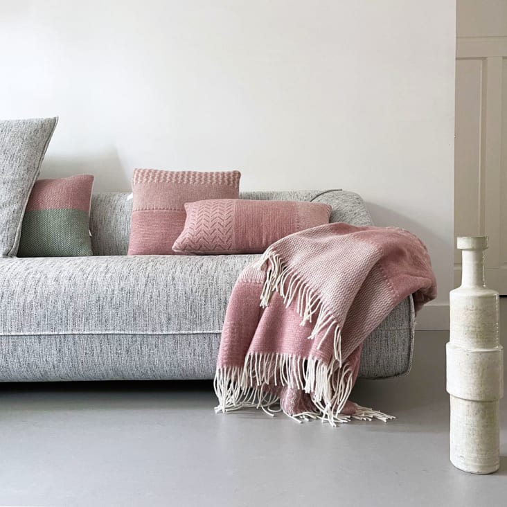 Manta Para Sofá Italiana Rosa - Fastlar - Moda Casa
