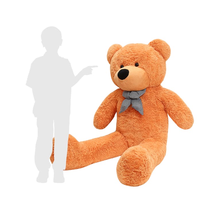 MeowBaby TEDDY Ours en peluche g ant 200 cm Rose clair Maisons