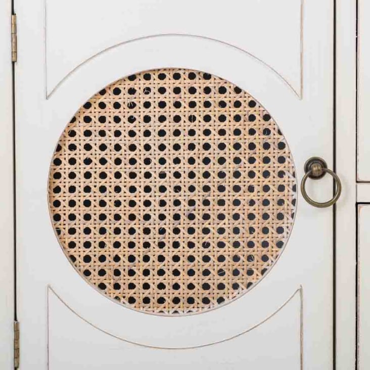 korb.outlet Set / 2 Regalkorb Mehrfarbig ca. 28x29x30 mit Holzrahmen Rattan  Schubfach Box zur Aufbewahrung Schrankkorb Griff : Amazon.de: Küche, 