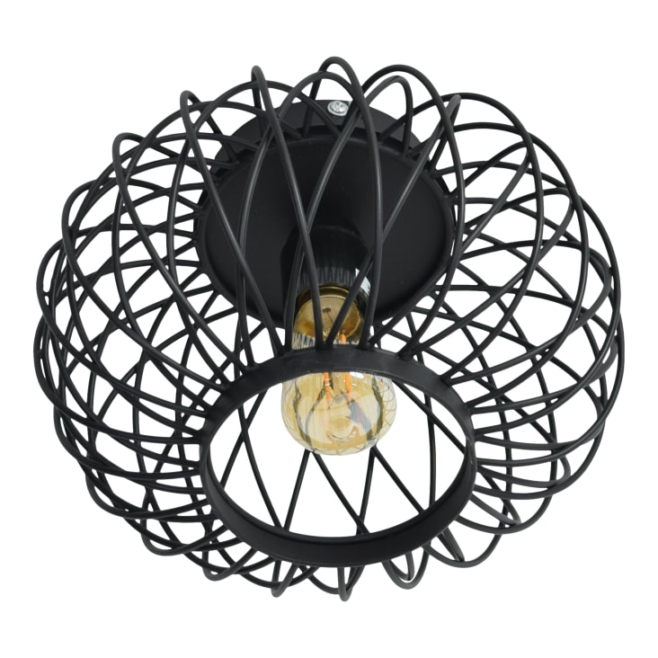 Faszinierend Deckenlampe Schwarz Metall Ebenbild