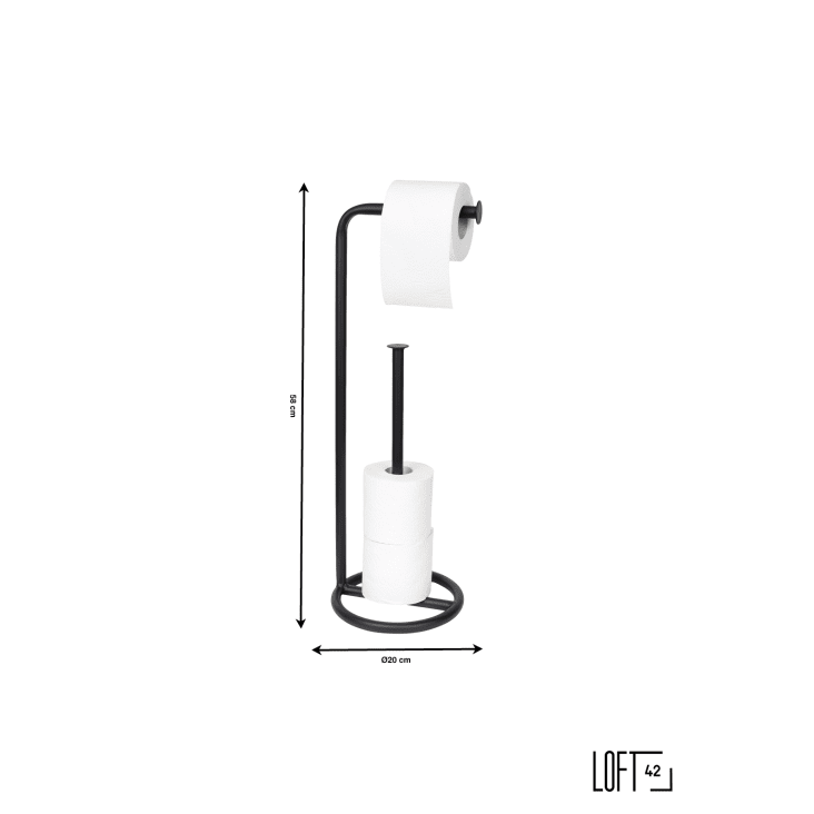 RIDDER WC-Ersatzrollenhalter Classic – Chrom, Für Bis Zu 3 Rollen, Ca. 14x32 Cm
