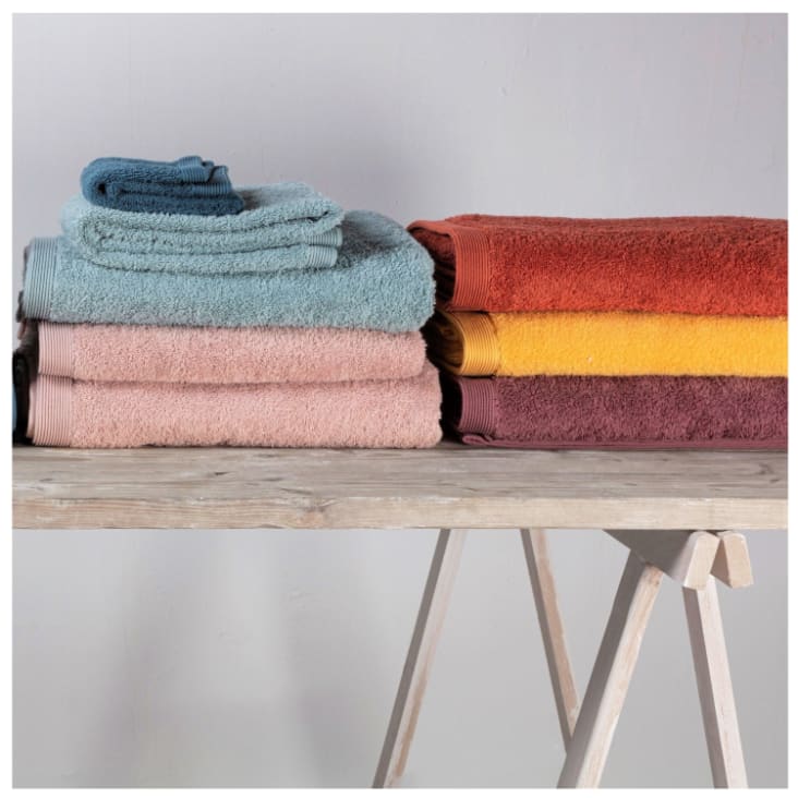 3er Set Handtücher aus 100% 50x100 du rosa Baumwolle, cm, | COMO Maisons Monde