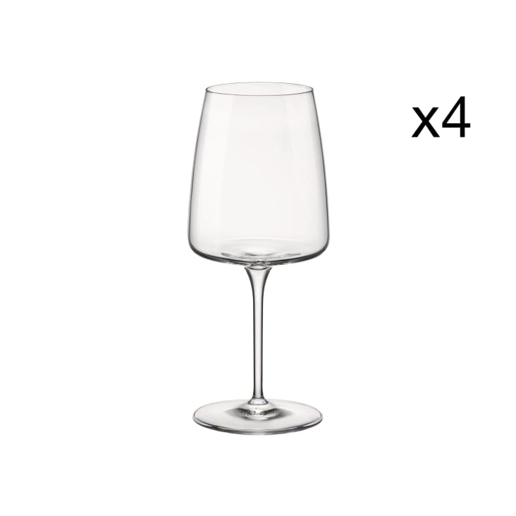 Coffret de 6 verres à vin en cristallin 34cl - transparen