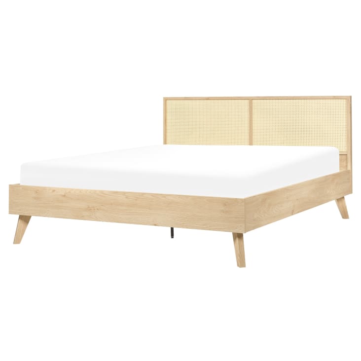 Lit double en bois bois clair 160x200 Monpazier Maisons du Monde