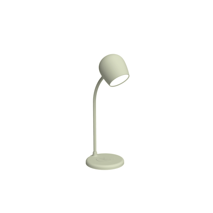 Kreafunk - Lampe avec chargeur sans fil Ellie - Olive