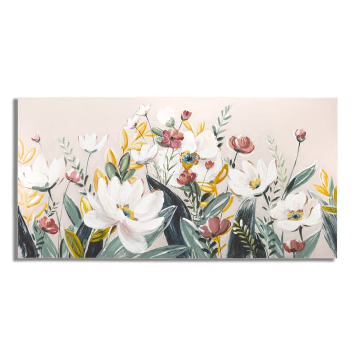 Decorazione da parete scatola con fiori essiccati 18x25 cm SIBOINA