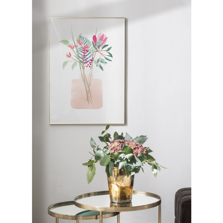 Láminas decorativas para enmarcar, Non Arte Green flower vase