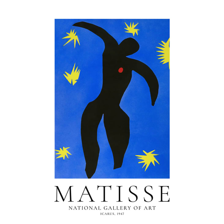 du Icarus 20x30cm WALL SEVEN Monde Poster | ART Maisons Matisse Henri