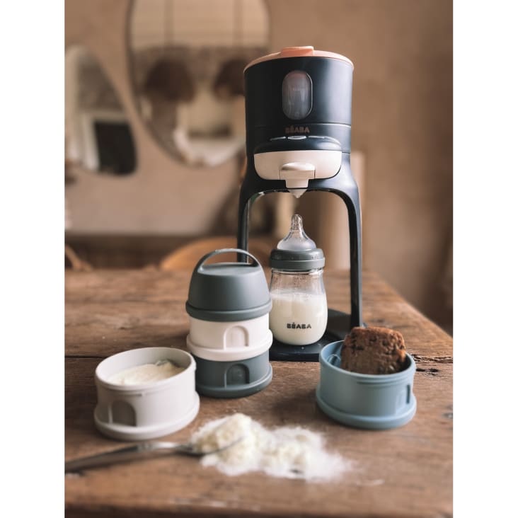 Coffret Naissance Béaba - Set Égouttoir Biberon Arbre, Boîte Doseuse Et Goupillon | Cadeau Pratique Pour Bébé