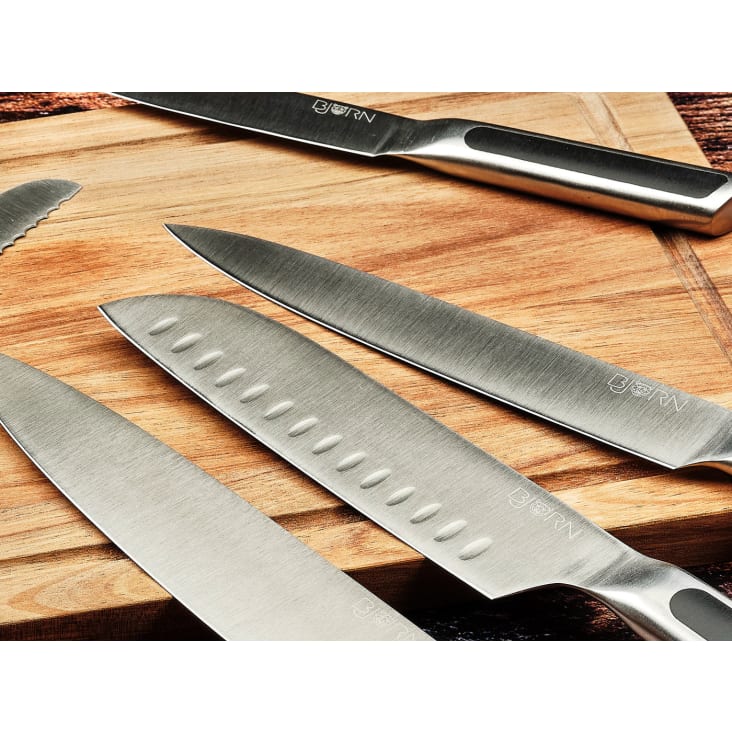 Couteaux et couverts en acier inoxydable MASTER Chef avec bloc