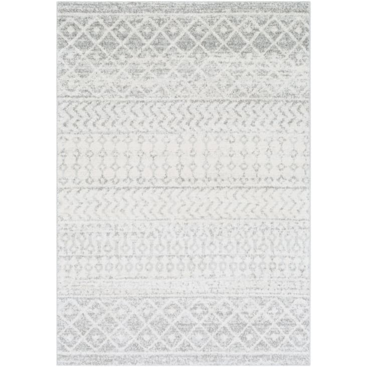 Tappeto Salotto Scandinavo Boemia Grigio/Bianco 80x150 Mila