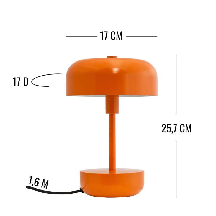 Lampe de Table en métal orange-Haipot cropped-5