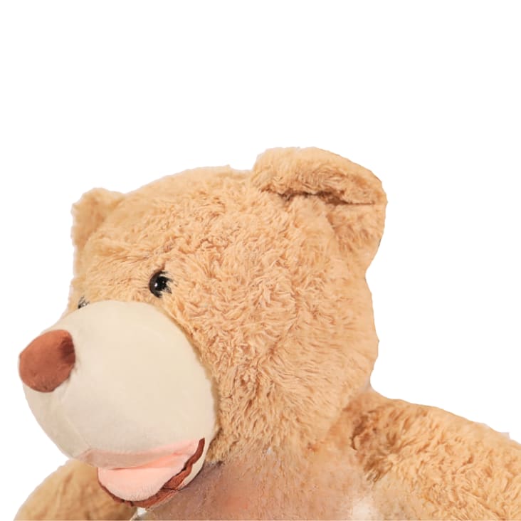 Peluche geante nounours beige 130 cm pouf Maisons du Monde