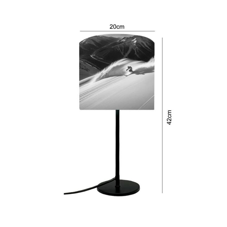 Lampe de Table  Descente D: 20 x H: 42-Winter cropped-4