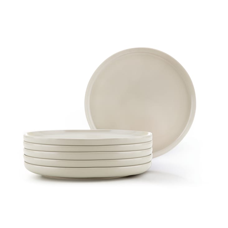 VICTO matt Monde aus Porzellan, | Maisons beige, 6-tlg Speiseteller Teller-Set du