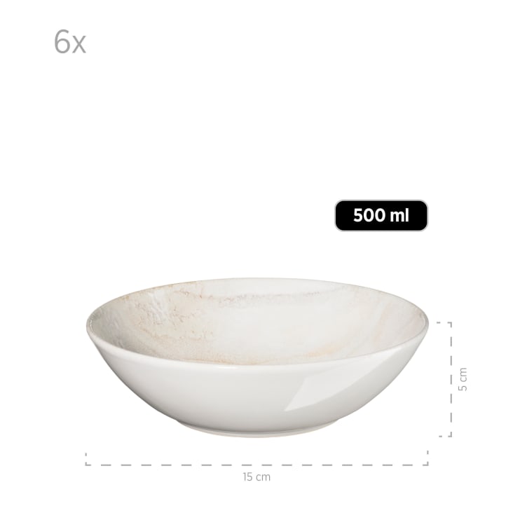 Salatschüssel Set Aus Italien – 4 Schüsseln Ø 20-26 Cm, Mikrowellen- & Spülmaschinenfest (100% Made In Italy)