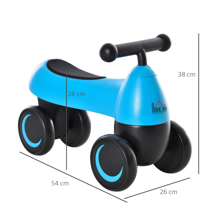 Laufrad mit 4 Räder für Kinder von 18 bis 36