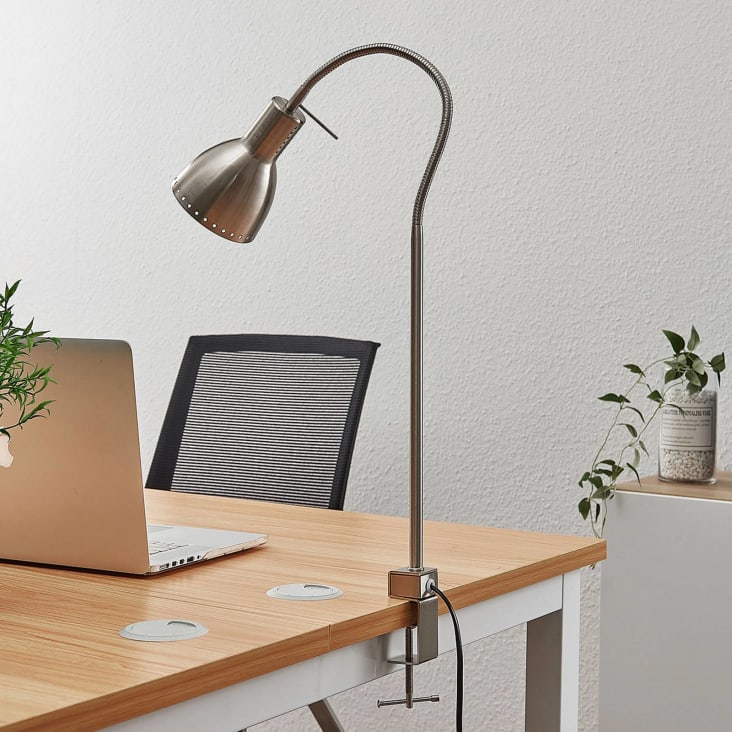Lampada da parete a LED orientabile in metallo con braccio flessibile BE  GOOD, Lampada da parete con braccio flessibi…