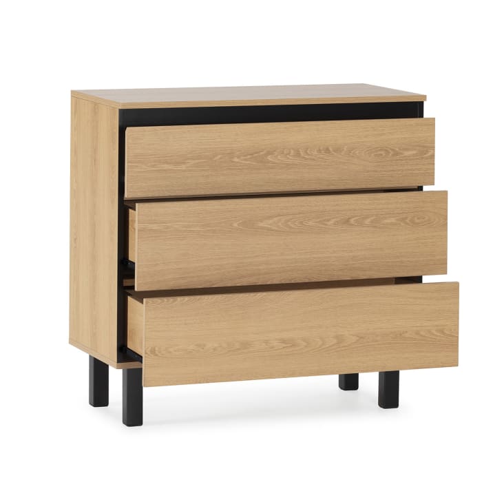 Cassettiera Portatile Mondo Viro In Legno Con 3 Cassetti - 39x30x29.5cm Per Casa E Ufficio - Foto 7