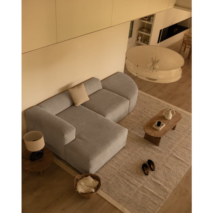 Sofá 2 plazas de diseño, respaldo con capitoné – Stockholm