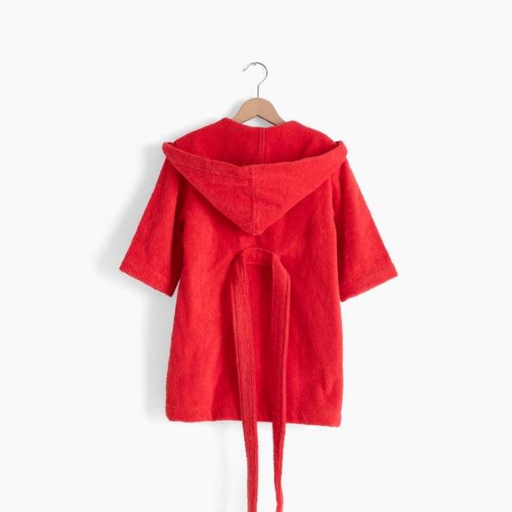 Peignoir rouge shop enfant