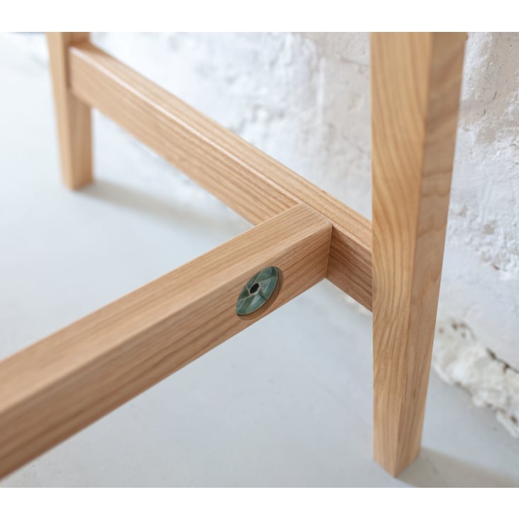 Bush Furniture Cabot L-Schreibtisch Mit Schrank – Hoher Aufbewahrungsschrank, Leinen & Weiße Eiche