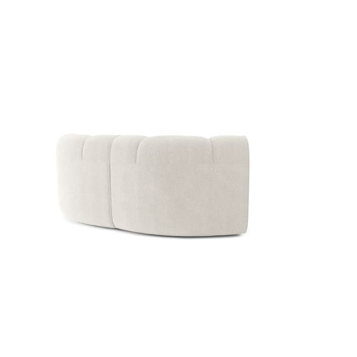 Canapé d'angle en tissu 3 places blanc pur-Leonie cropped-4