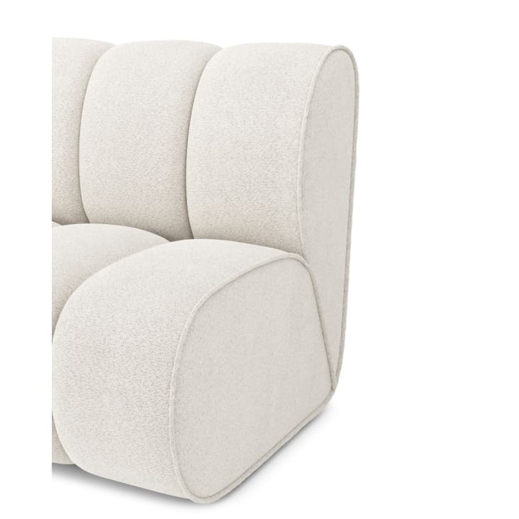 Canapé d'angle en tissu 3 places blanc pur-Leonie cropped-5