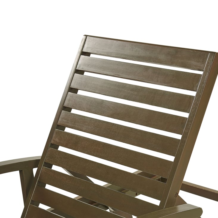 Chaise longue inclinable en bois d'acacia foncé-Amantea cropped-6