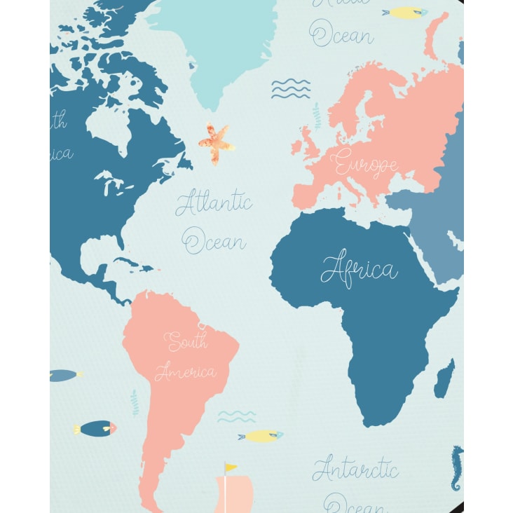 Explora, personaliza y compra en línea: mapa mundi en Quinde Blue