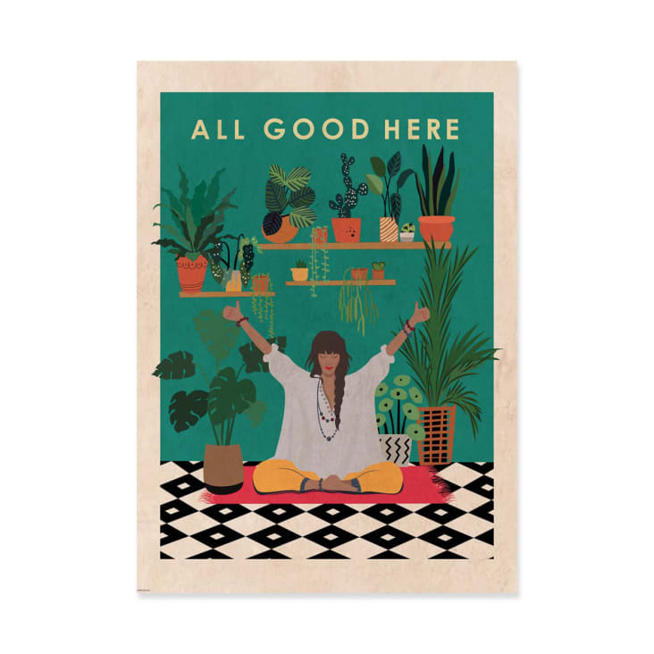 Affiche 50x70 cm All good here Wall Chart Co Maisons du Monde