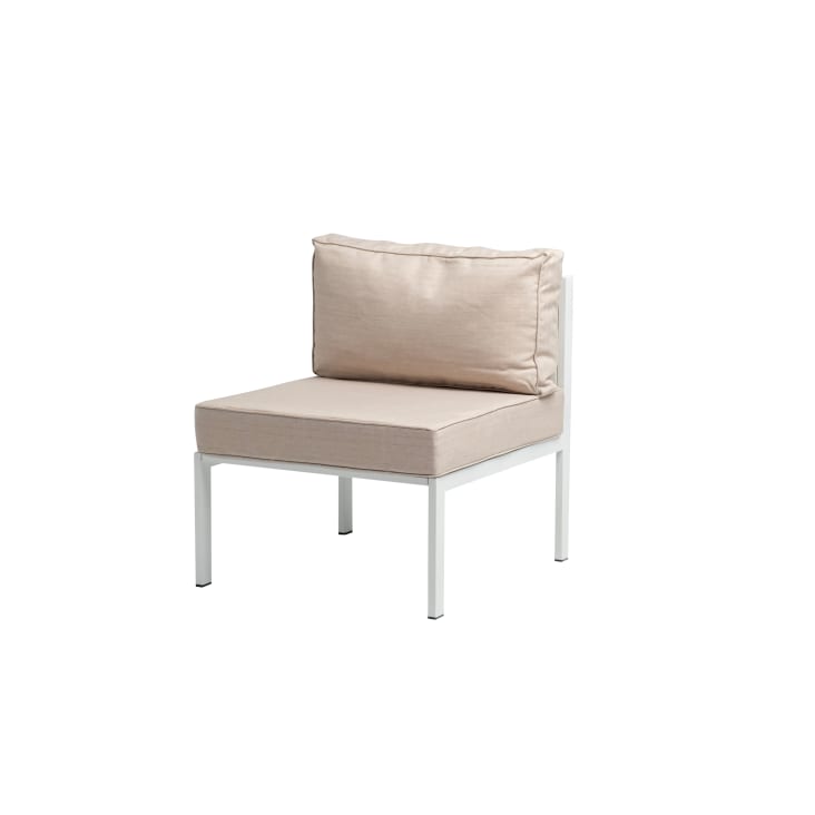 Salon de jardin modulable de 10 places en acier blanc-Madrid deluxe cropped-6