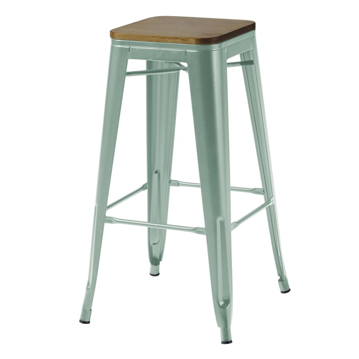 Chariot de service vert moderne Mid-Century / Chariot pliant