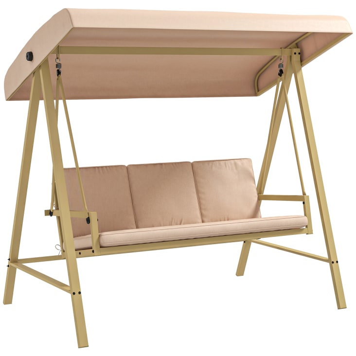 Cuscino per Panca da 8cm di Spessore 2 3 posti,Cuscini per Panca da Giardino rettangolari da 100/120cm per Panca per Divano a Dondolo Chaise Panca per Interni ed Esterni (160 * 55cm,arancion