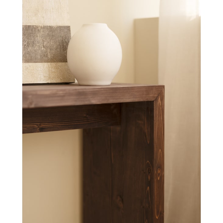 Consolle in legno design urbano struttura metallica, legno Brooklyn
