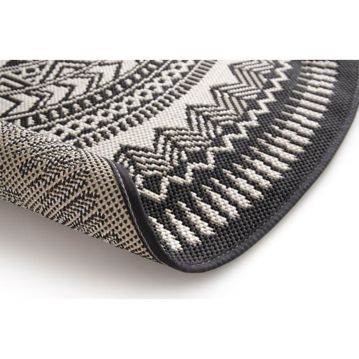 Alfombra infantil de pelo alto suave y cómoda 120 x 120 cm Mandala