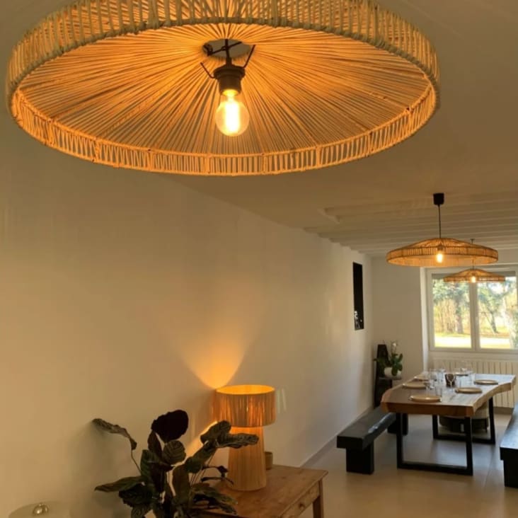 Suspension en rotin 15x70 Esso d70 | Maisons du Monde