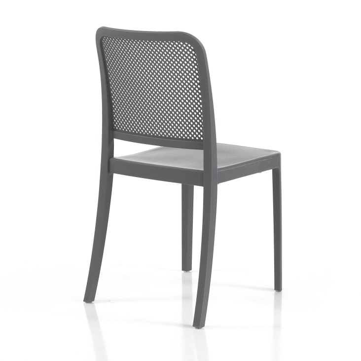 Sedie Paris Impilabili Polipropilene Antracite Opaco, Interni